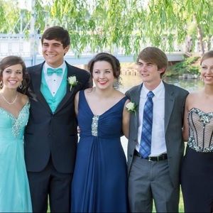 Navy Blue Formal Dress